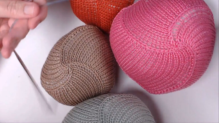 How to Knit Knitted Knockers with Two Circular Needles (Adapted Pattern)