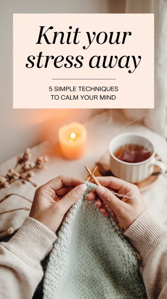 Mindful knitting techniques