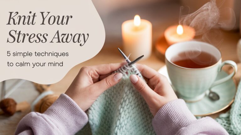 Mindful knitting techniques