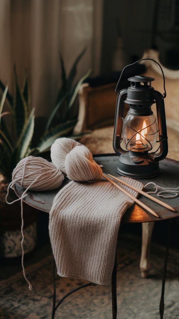 Mental health benefits of knitting