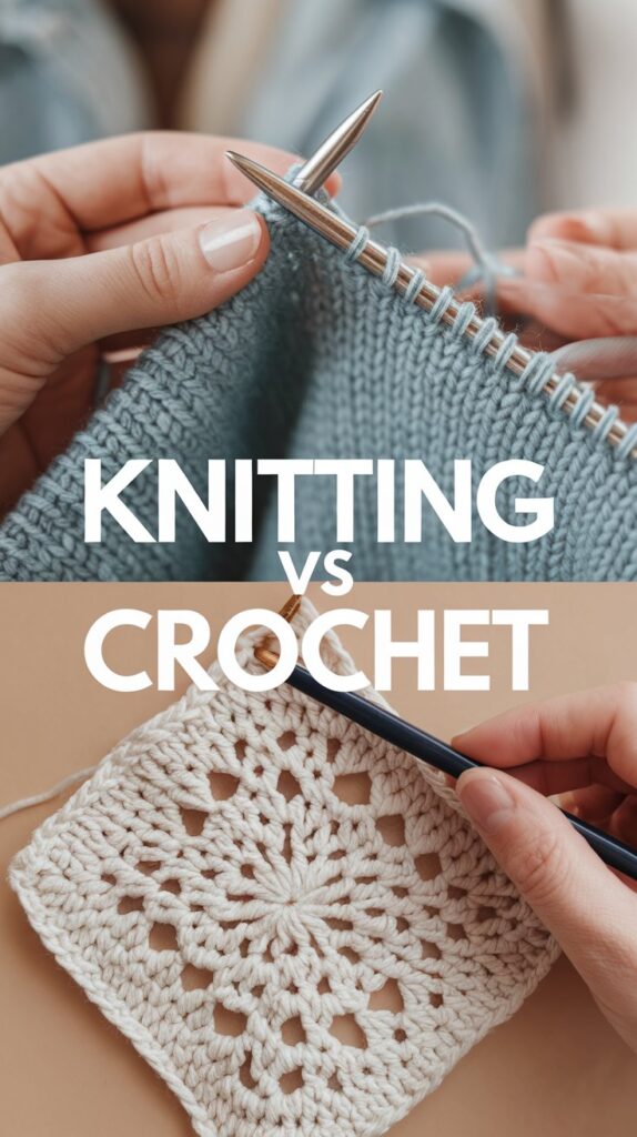 Knitting vs Crochet