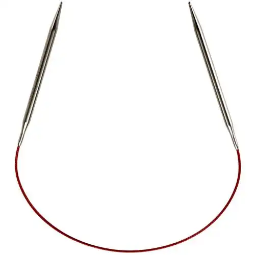 ChiaoGoo Red Lace Circular 16 inch (41cm) Stainless Steel Knitting Needle Size US 4 (3.5mm) 7016-4