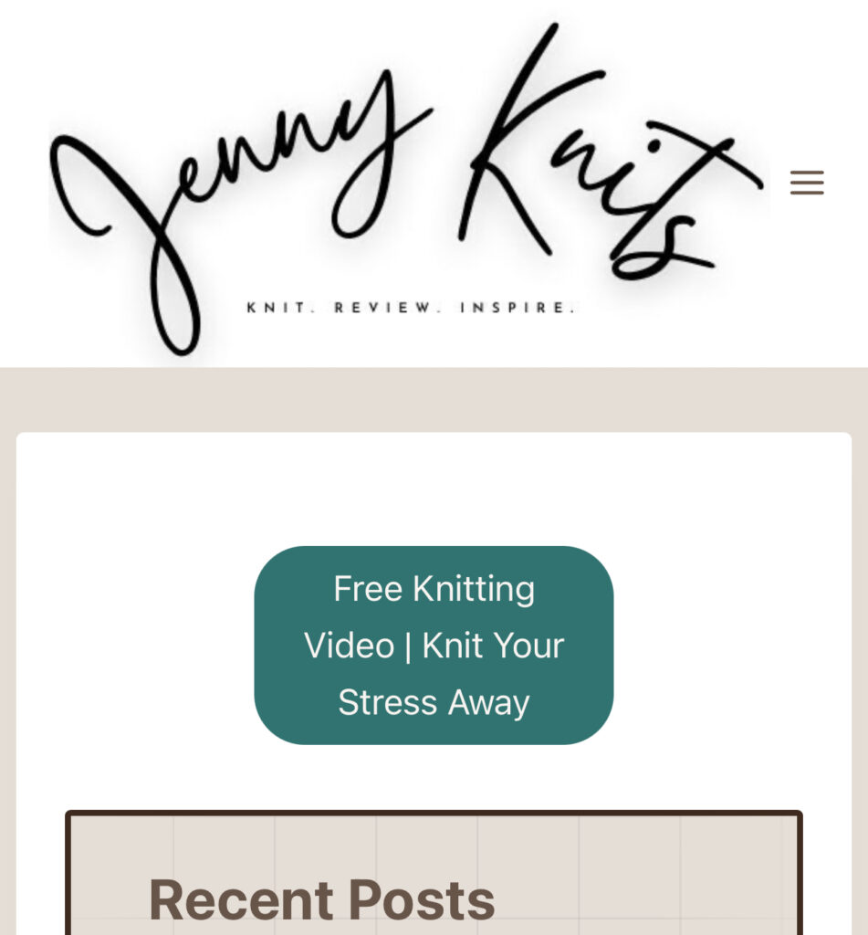 My knitting Journey