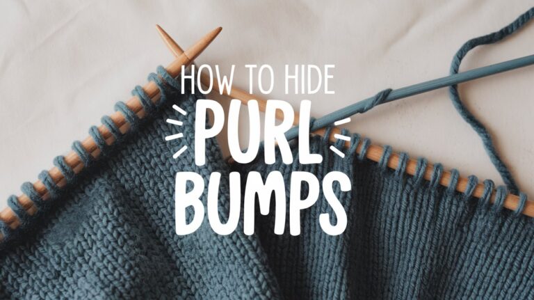 Knitting Hack: How to Hide Purl Bumps When Changing Colors in 3 Steps