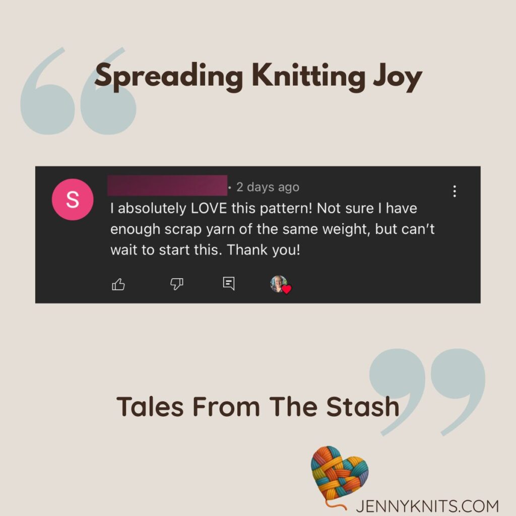 testimonial about stash blanket pattern
