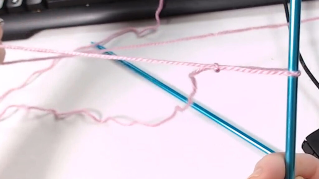 stitch on the right needle