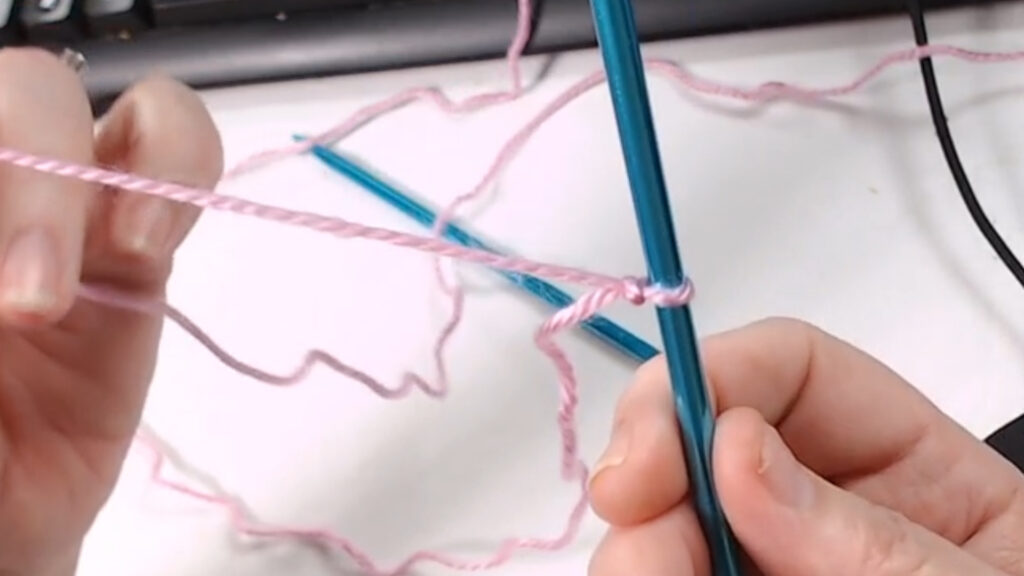 tighten up stitch on needle