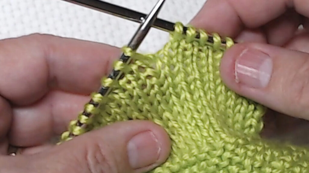 stitch back on left needle