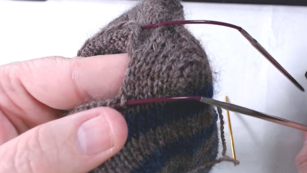 Kitchener stitch is nearly invisible