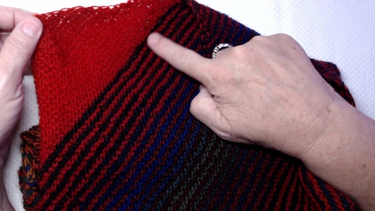 Diagonal Scarf Pattern