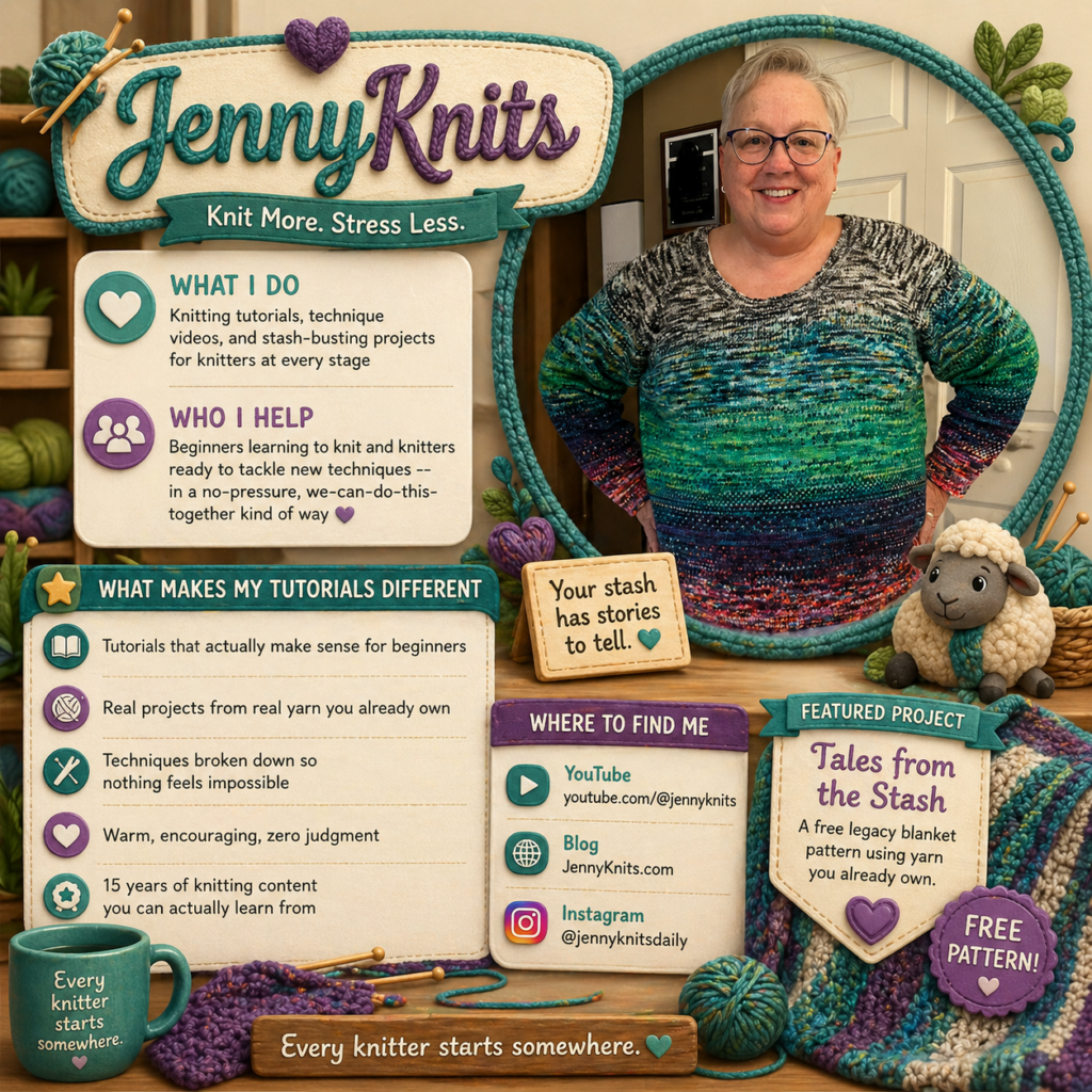JennyKnits Infographic