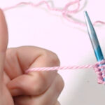 Thumb Method Cast On: 1 Easy Way to Start Knitting goal post needles