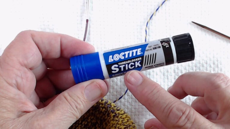 Loctite for Knitting Needles